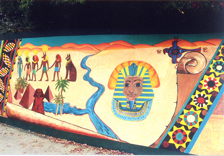 Nile River Mural